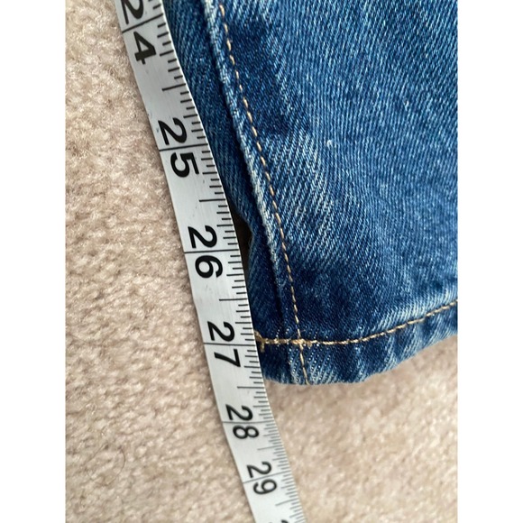 Loft High Rise Barrel Jeans in Authentic Vintage Mid Wash 12/31 Denim Casual - Picture 5 of 9